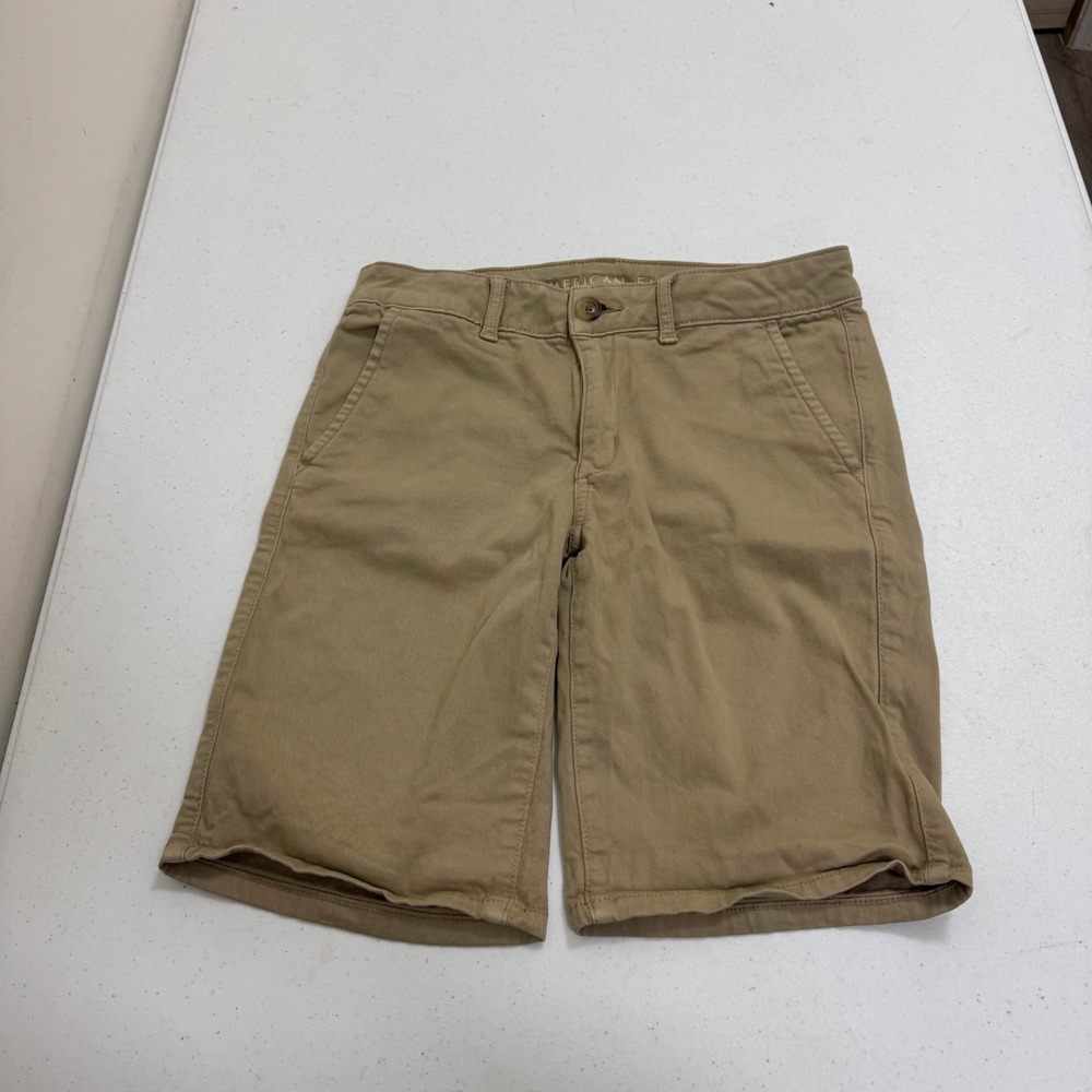 American Eagle Outfitters Khaki Bermuda Shorts